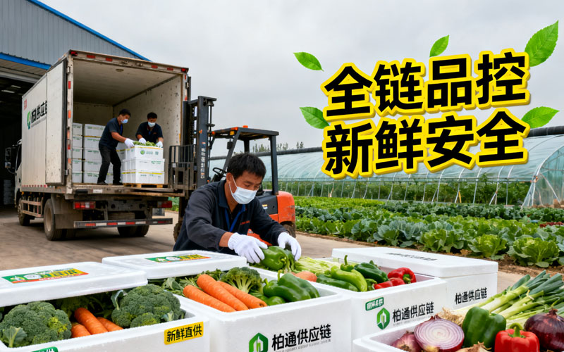 山东蔬菜批发选柏通供应链：产地直供，新鲜直达无中间商