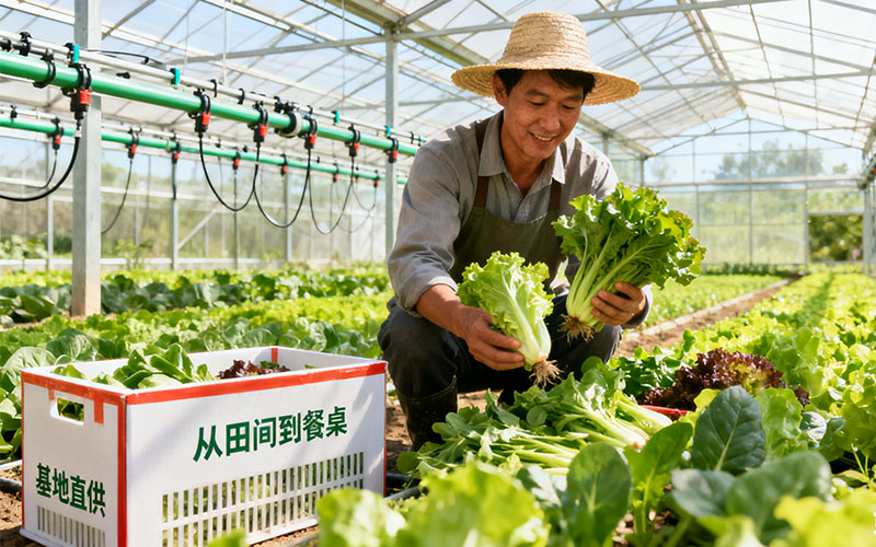 山东柏通蔬菜种植基地直供：从田间到餐桌，新鲜无中间商